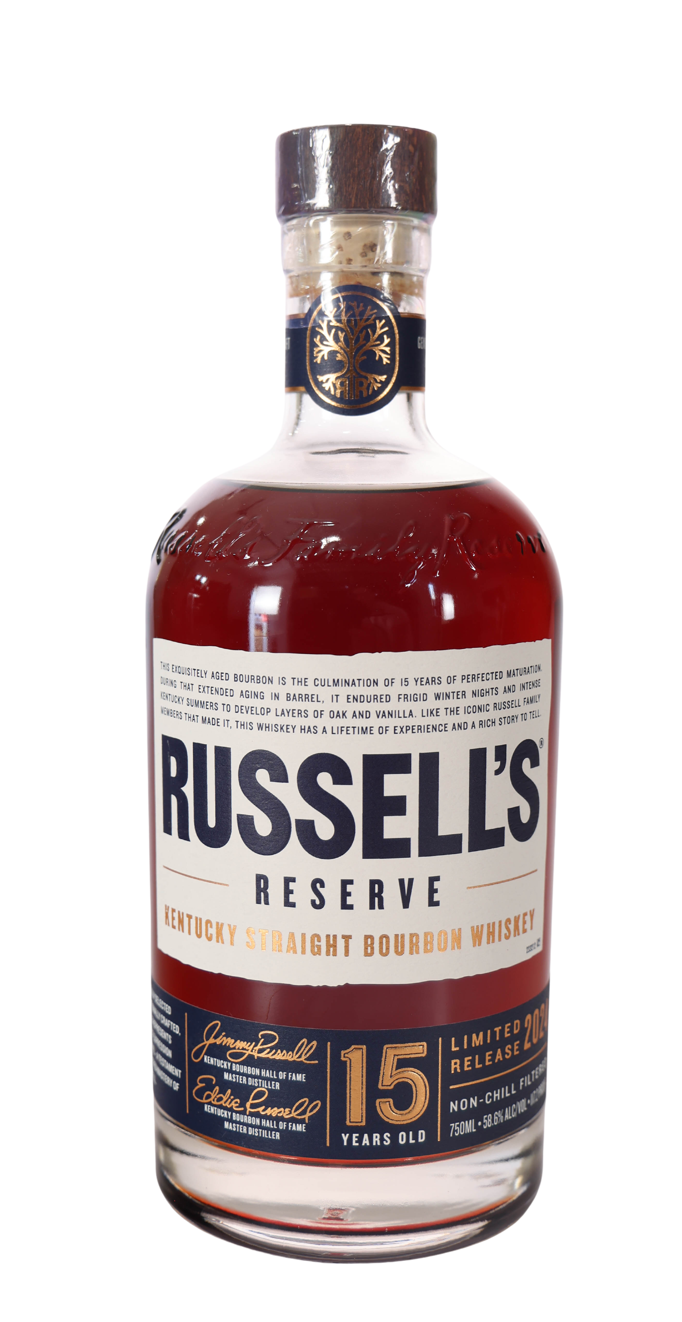 Russell's Reserve 15 Year Bourbon Whiskey - Premium Quality